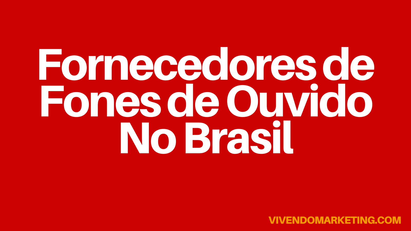 Fornecedor de Fones De Ouvido No Brasil | Dropshipping Nacional