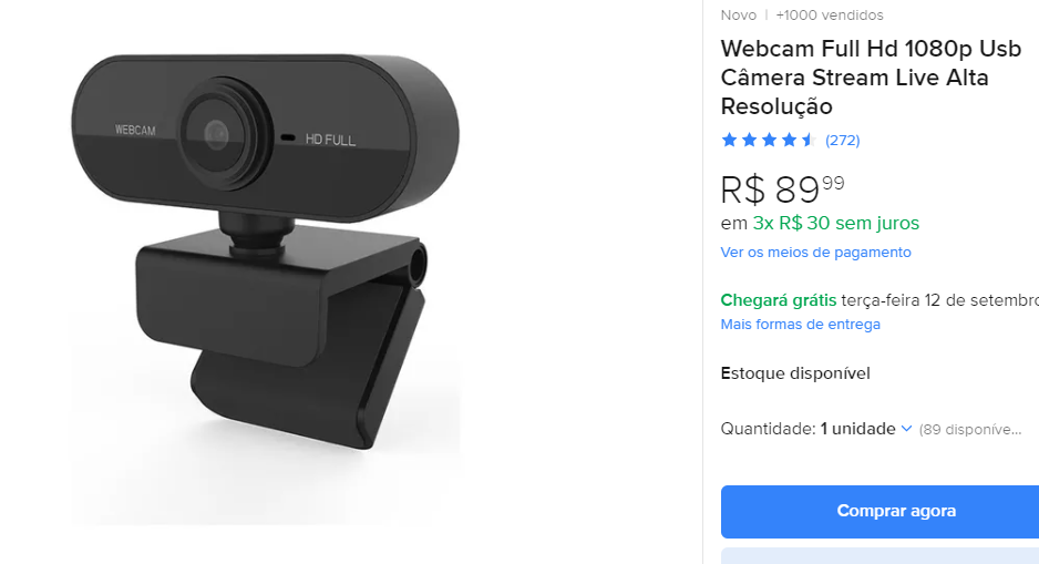 1. Webcam Full HD