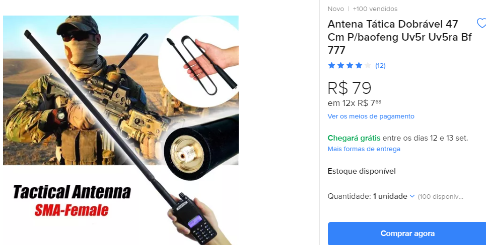 Antena Tatica Dobravel