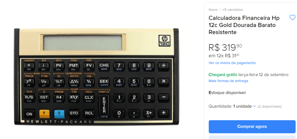 Calculadora Financeira