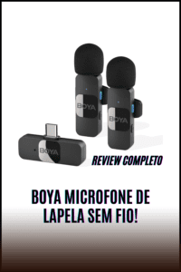 Microfone de Lapela Sem Fio BOYA BY-V20 Review