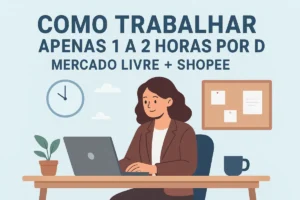 Como Trabalhar Apenas 1 a 2 Horas Por Dia Vendendo na Shopee e Mercado Livre