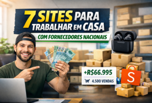 7 Sites Para Trabalhar em Casa Vendendo Produtos com Estoque no Brasil