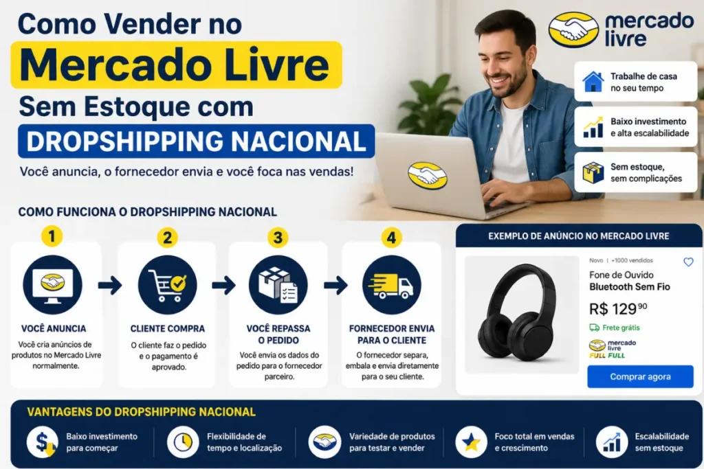 Como Vender no Mercado Livre Sem Estoque 